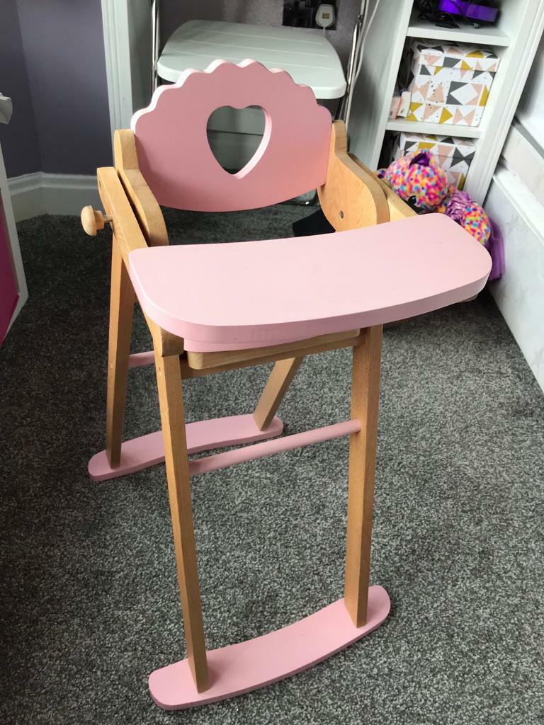 john lewis dolls high chair